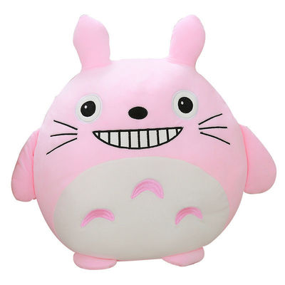 ISO9001 Bernapas PP Cotton Filling Totoro Plush Pillow