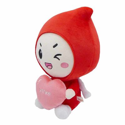 EN71 25cm Mainan Maskot Mewah Mini Dengan Logo Tercetak