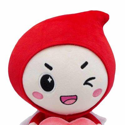 EN71 25cm Mainan Maskot Mewah Mini Dengan Logo Tercetak