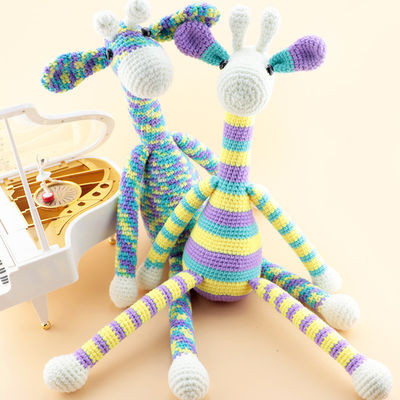 Buatan Tangan Crochet Doll Merajut Bayi Jerapah Grosir Disesuaikan