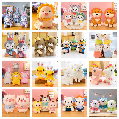 Kain Mewah Boneka Mainan Hewan Kartun Untuk Promosi
