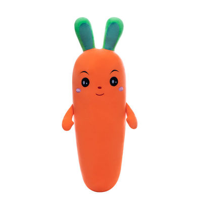 Dicuci Super Lembut Emulasi Wortel Boneka Sayuran Mainan OEM/oDM Mainan Mewah