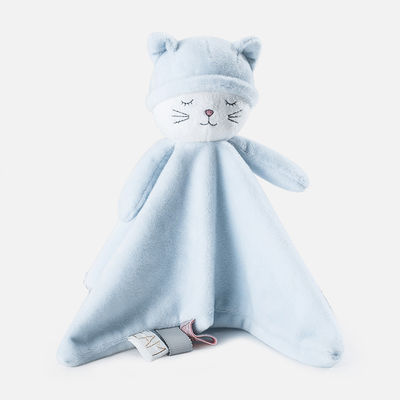 Selimut Keamanan Bayi Ramah Kulit 50x70cm Dengan Mainan Hewan Mewah