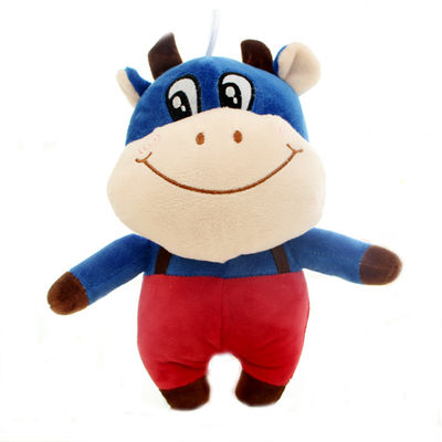 EN71 30cm Perusahaan Ramah Kulit Zodiac Cow Plush Doll