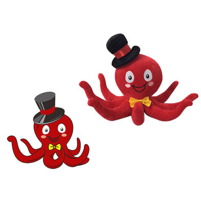 3D PP Kapas Mengisi Hadiah Maskot Perusahaan Mewah