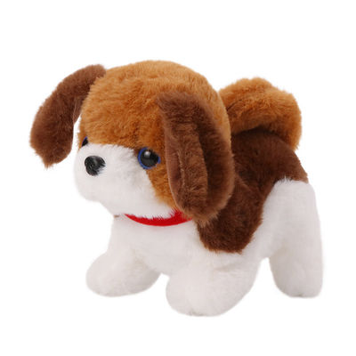 Boneka Mewah Anjing Vocalizing 20cm Tidak Berbau Untuk Anak-anak