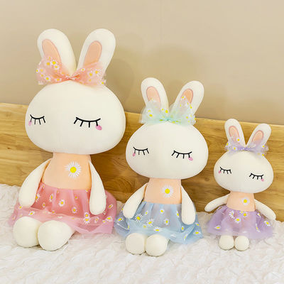 ODM PP Cotton Stuffed Plush Bunny Doll Sebagai Hadiah Anak Perempuan