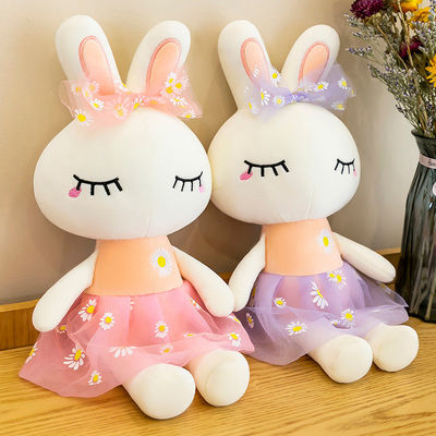 ODM PP Cotton Stuffed Plush Bunny Doll Sebagai Hadiah Anak Perempuan