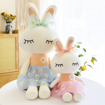 ODM PP Cotton Stuffed Plush Bunny Doll Sebagai Hadiah Anak Perempuan