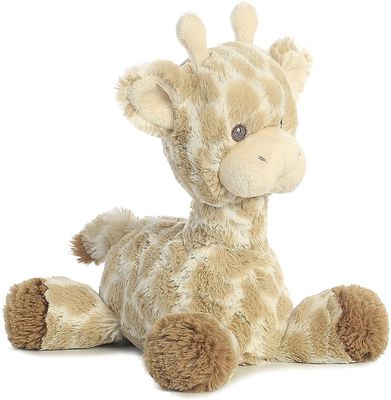 ASTM PP Cotton Filled Sitting Giraffe Plush Doll