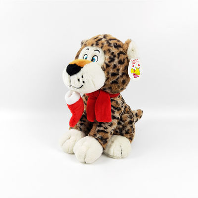 EN71 25cm PP Cotton Filling Jaguar Plush Toy Sebagai Hadiah Meriah