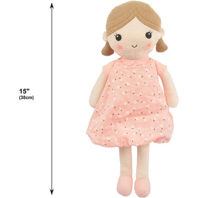 ASTM Mengenakan Rok Kartun Boneka Mewah 38cm