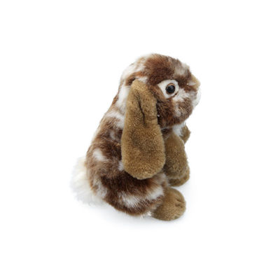 8 Inch Simulasi Lembut Kelinci Mainan Boneka Abu-abu Khaki Hadiah Paskah Mewah