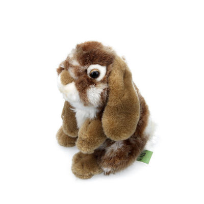 8 Inch Simulasi Lembut Kelinci Mainan Boneka Abu-abu Khaki Hadiah Paskah Mewah