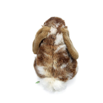 ASTM Super Realistis PP Cotton Filling Rabbit Plush Toy Untuk Dekorasi Jendela