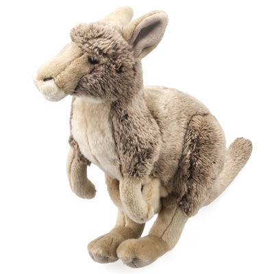 No Fading Simulasi Anak-anak Kanguru Plush Toy 40cm