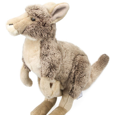 No Fading Simulasi Anak-anak Kanguru Plush Toy 40cm