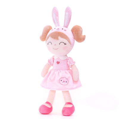 Lovely Girl Dressing Anime Plush Toys PP Cotton Filler 25cm Untuk Hadiah