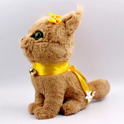 Mainan Mewah Boneka Kucing Lucu yang Disesuaikan 25cm Untuk Bayi