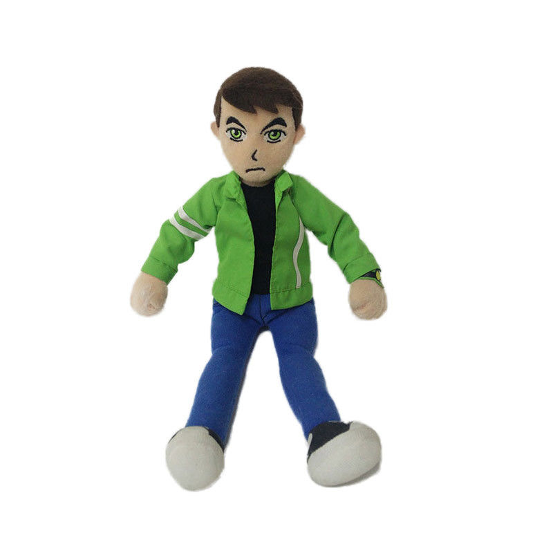 35cm Boneka Olahraga Hijau Boneka Mainan Berwarna-warni Hadiah Mainan Lembut Lucu