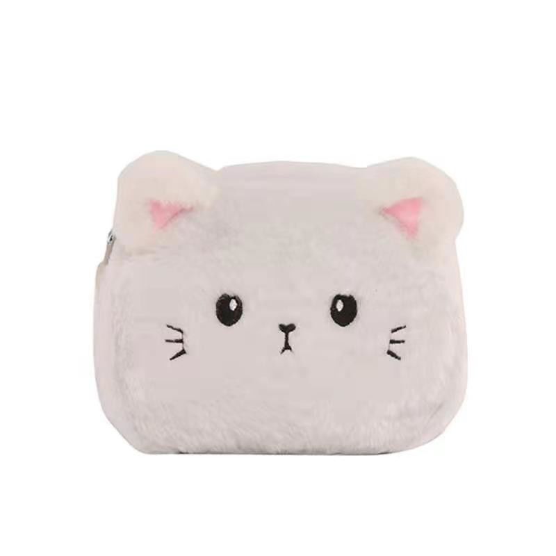 12 * 20 cm Putri Kecil Yang Lucu Gadis Cross Tubuh Kucing Tas Mewah Fluffy Baby Rucksack
