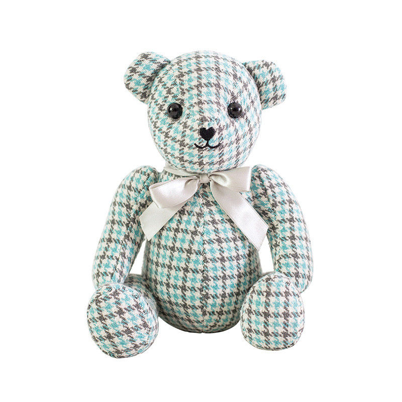 300g 23 cm Kotak Cubs Teddy Bear Mainan Mewah Boneka Kain Bayi Kenyamanan Teddy