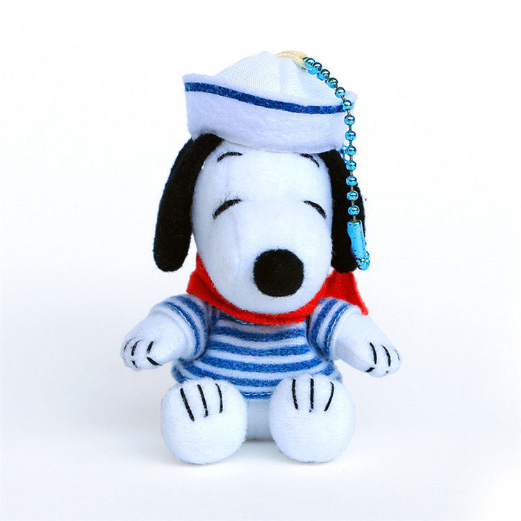 Grosir 15 Cm Indah Sailor Suit Snoopy Mewah Gantungan Kunci Tas Liontin Hadiah Anak Kecil