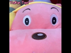 Custom creative and cute colorful caterpillar plush toys