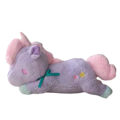 25cm Gemini Unicorn Mainan Lembut Gadis Katun Kuda Lucu Boneka Bantal Tidur