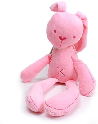 ASTM Standard 42cm Bunny Stuffed Toy Dengan Bahan Katun Polypropylene Telinga Panjang