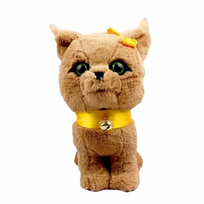 Mainan Mewah Boneka Kucing Lucu yang Disesuaikan 25cm Untuk Bayi